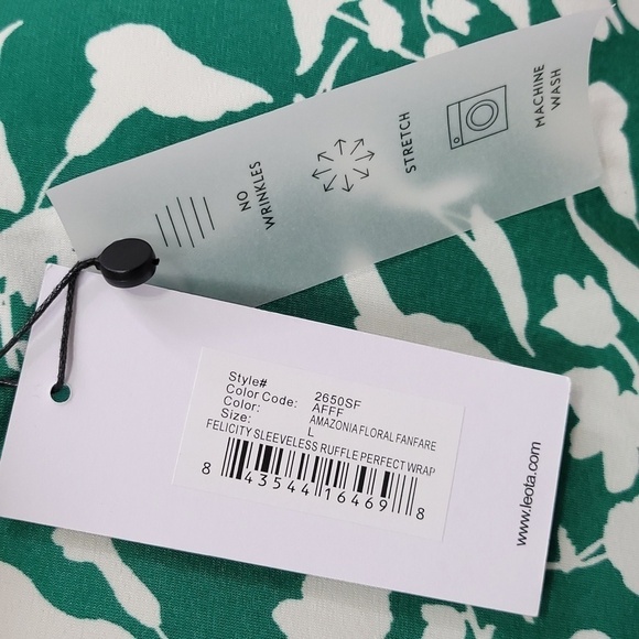 LEOTA Felicity Sleeveless Ruffle Perfect Wrap - Picture 10 of 12